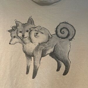 Stephanie Bayles Shiba Inu Cerberus Tee